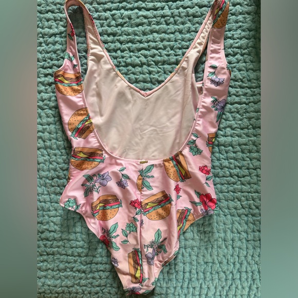 Wildfox Hamburgers One Piece Swimsuit - Picture 4 of 5